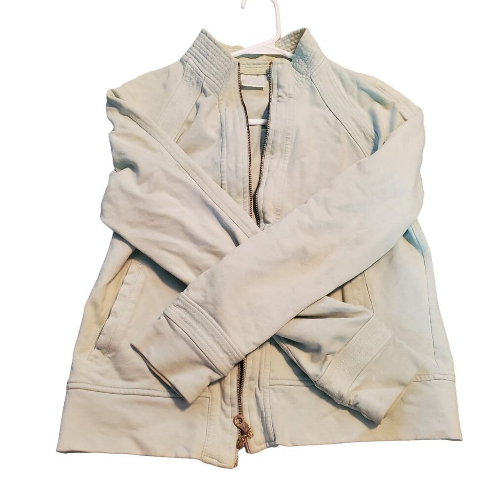 Vintage 90s Prospirit Mint Blue Bomber Jacket